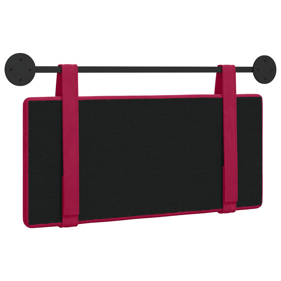 Hangend Hoofdeinde Wijnrood 90 x 55 x 5 cm Fluweel