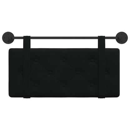 Hangend Hoofdeinde Wandgemonteerd Zwart 90 x 55 x 5 cm Fluweel