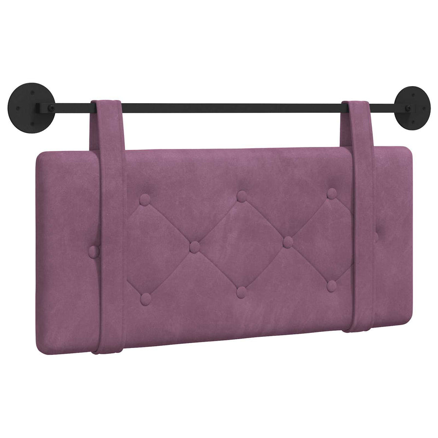 Hangend Hoofdeinde Wandgemonteerd Paars 90 x 55 x 5 cm Fluweel
