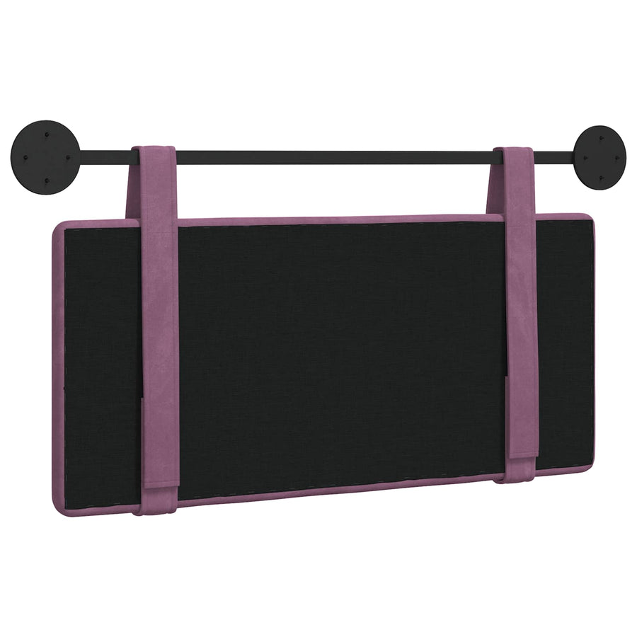 Hangend Hoofdeinde Wandgemonteerd Paars 90 x 55 x 5 cm Fluweel