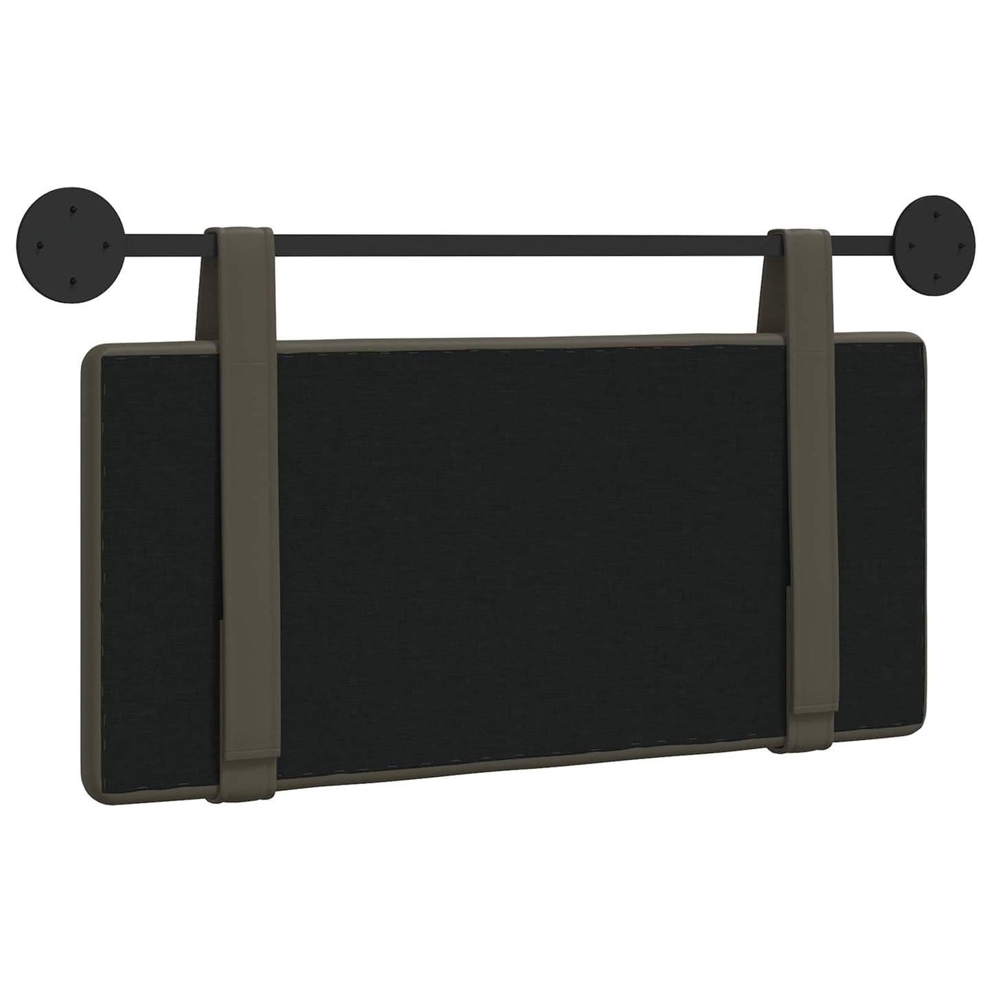 Hangend Hoofdeinde Wandgemonteerd Grijs 90 x 55 x 5 cm Nep Leer