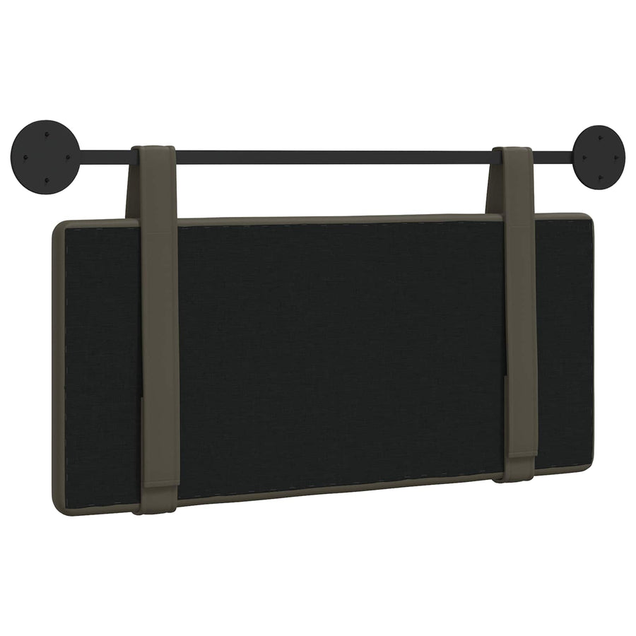 Hangend Hoofdeinde Wandgemonteerd Grijs 90 x 55 x 5 cm Nep Leer