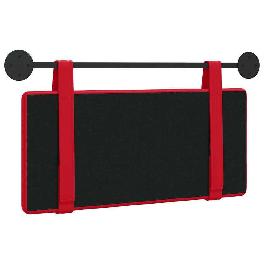 Hangend Hoofdeinde Wandgemonteerd Rood 80 cm Nep Leer