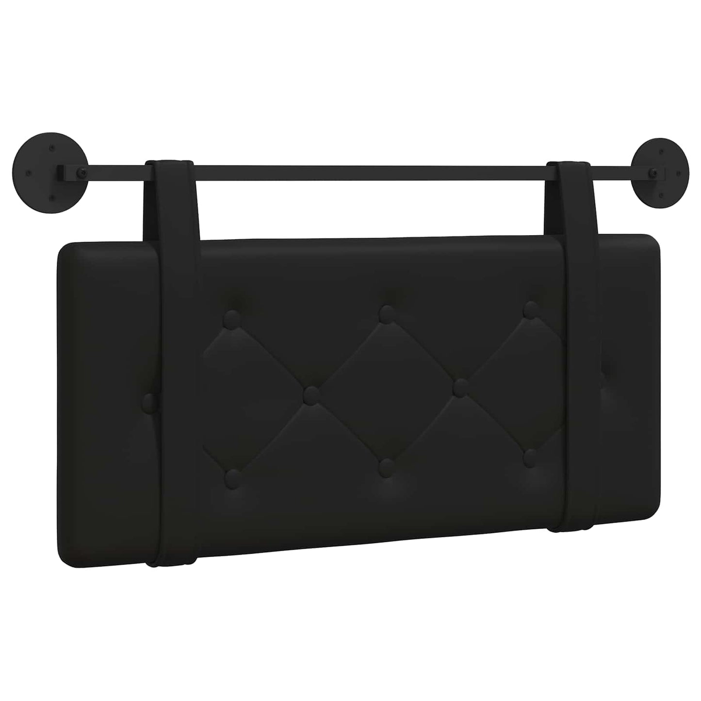 Hangend Hoofdeinde Wandgemonteerd Zwart 80 cm Nep Leer