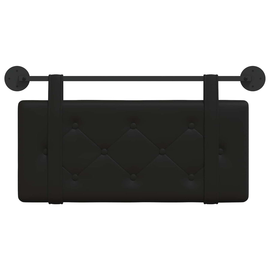 Hangend Hoofdeinde Wandgemonteerd Zwart 80 cm Nep Leer
