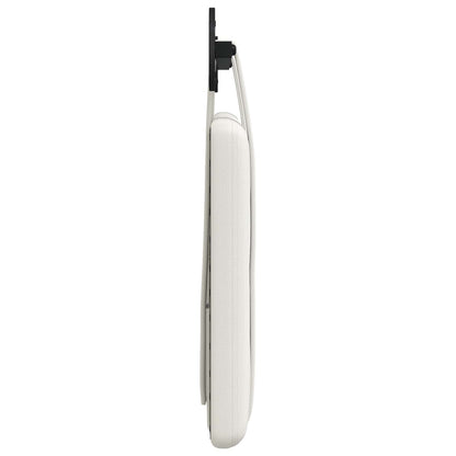 Hangend Hoofdeinde Wandgemonteerd Wit 80 cm Nep Leer