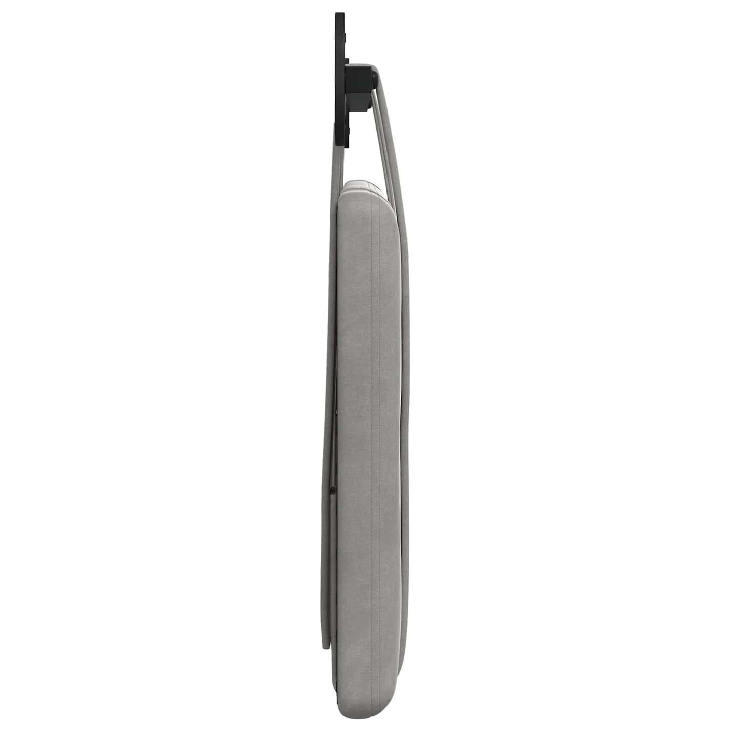 Hangend Hoofdeinde Lichtgrijs 100 x 55 x 5 cm Fluweel