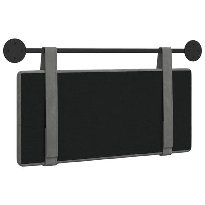 Hangend Hoofdeinde Donkergrijs 100 x 55 x 5 cm Fluweel