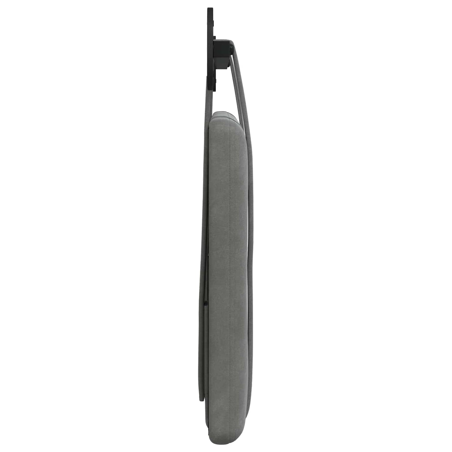 Hangend Hoofdeinde Donkergrijs 100 x 55 x 5 cm Fluweel
