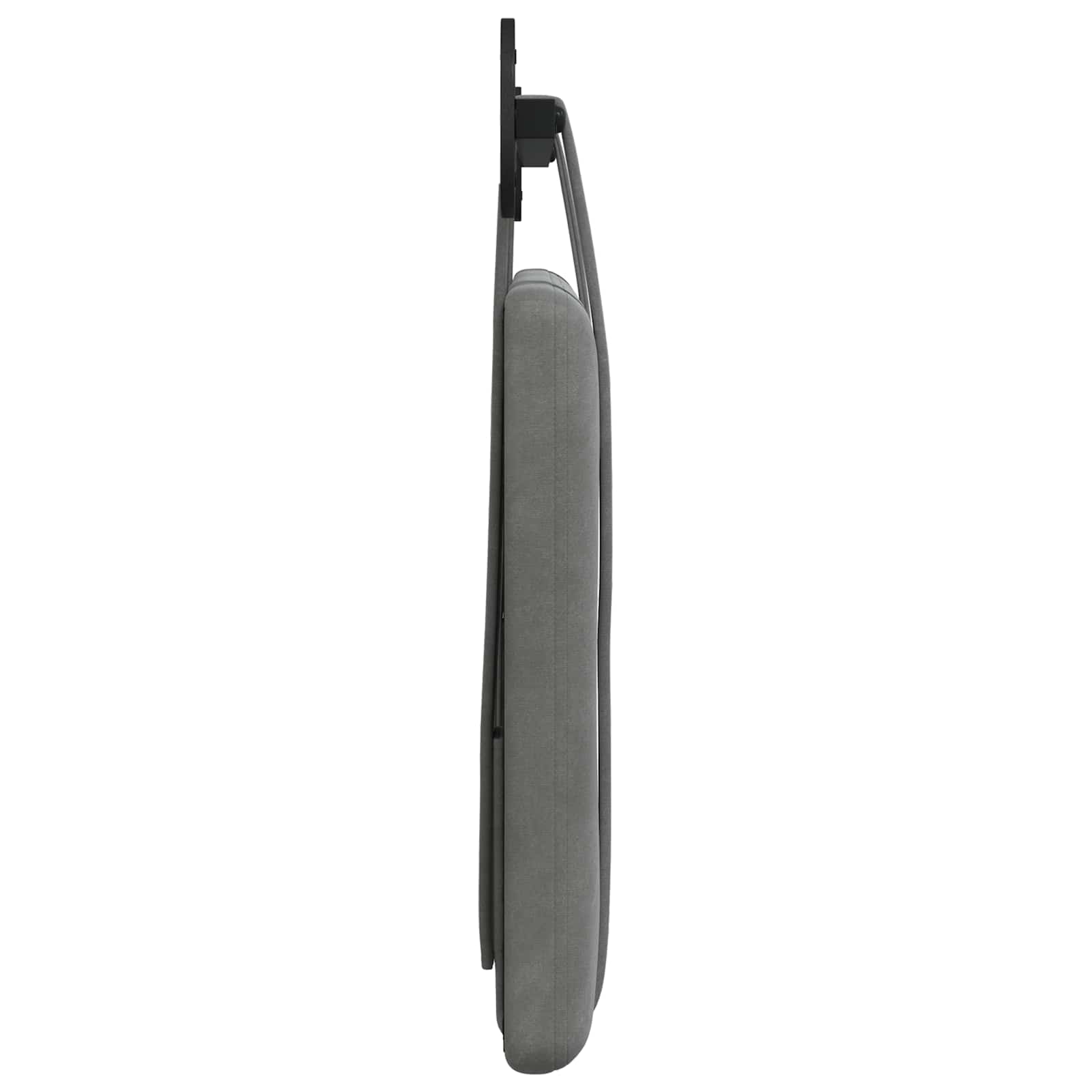 Hangend Hoofdeinde Donkergrijs 100 x 55 x 5 cm Fluweel
