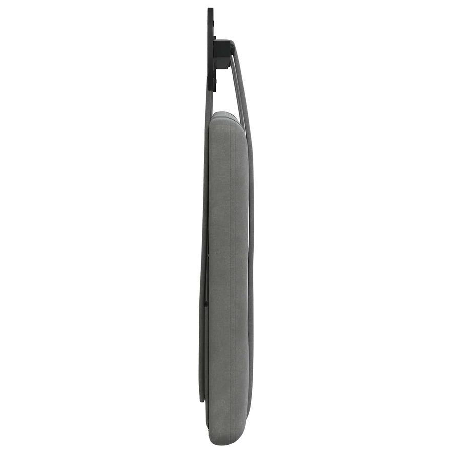 Hangend Hoofdeinde Donkergrijs 100 x 55 x 5 cm Fluweel