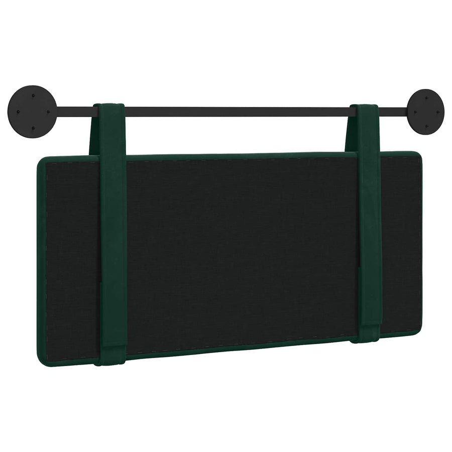 Hangend Hoofdeinde Donkergroen 100 x 55 x 5 cm Fluweel