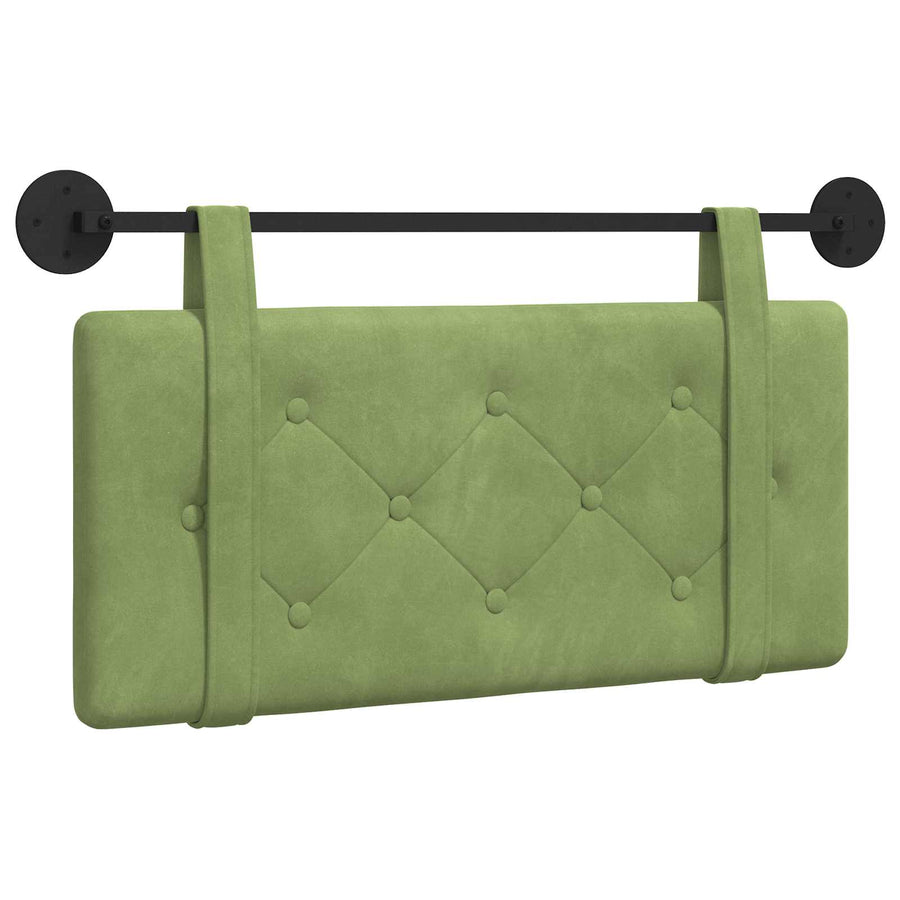 Hangend Hoofdeinde Lichtgroen 100 x 55 x 5 cm Fluweel