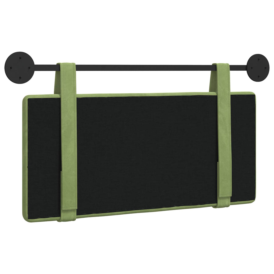 Hangend Hoofdeinde Lichtgroen 100 x 55 x 5 cm Fluweel