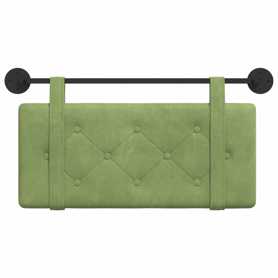 Hangend Hoofdeinde Lichtgroen 100 x 55 x 5 cm Fluweel