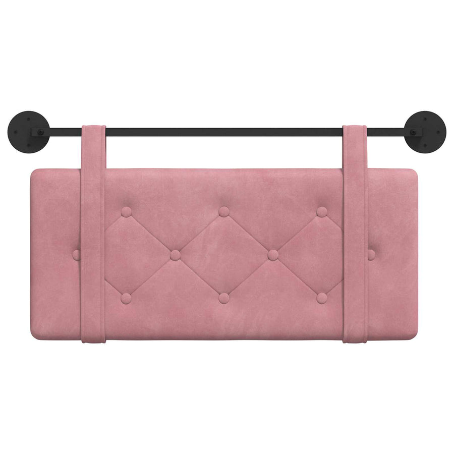 Hangend Hoofdeinde Wandgemonteerd Roze 100 x 55 x 5 cm Fluweel