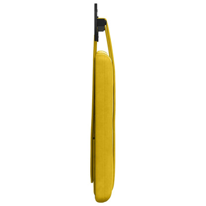 Hangend Hoofdeinde Wandgemonteerd Geel 100 x 55 x 5 cm Fluweel