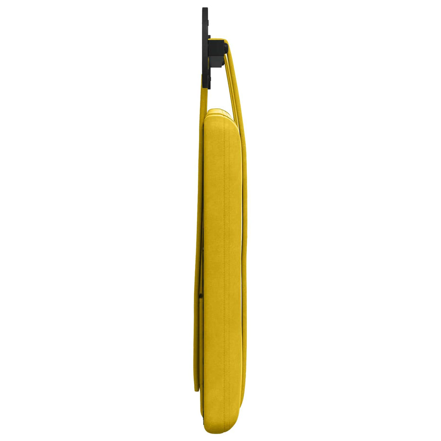Hangend Hoofdeinde Wandgemonteerd Geel 100 x 55 x 5 cm Fluweel