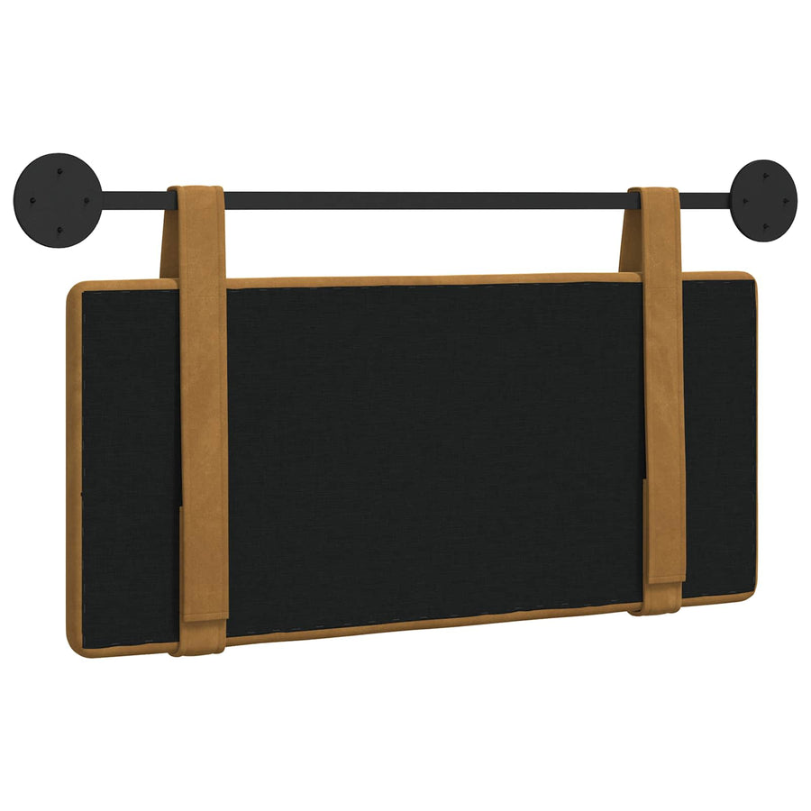Hangend Hoofdeinde Wandgemonteerd Bruin 100 x 55 x 5 cm Fluweel