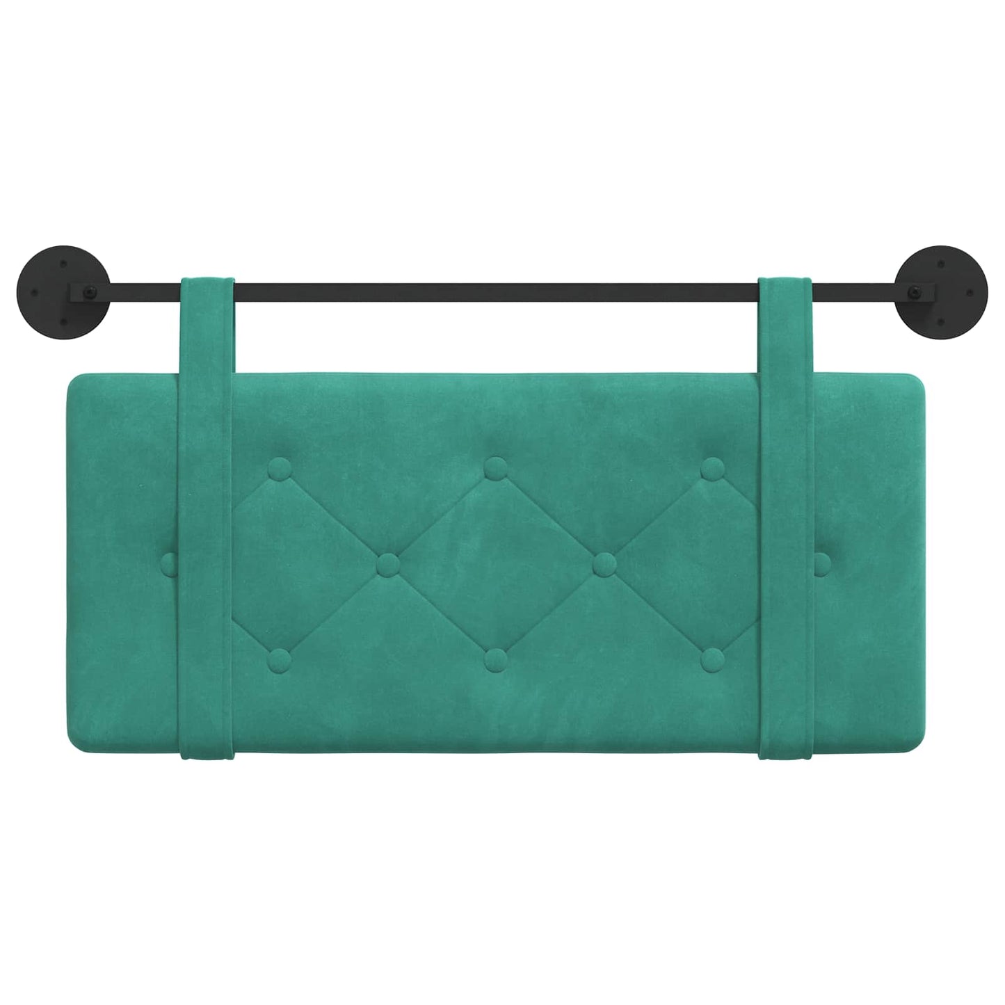 Hangend Hoofdeinde Turquoise 100 x 55 x 5 cm Fluweel