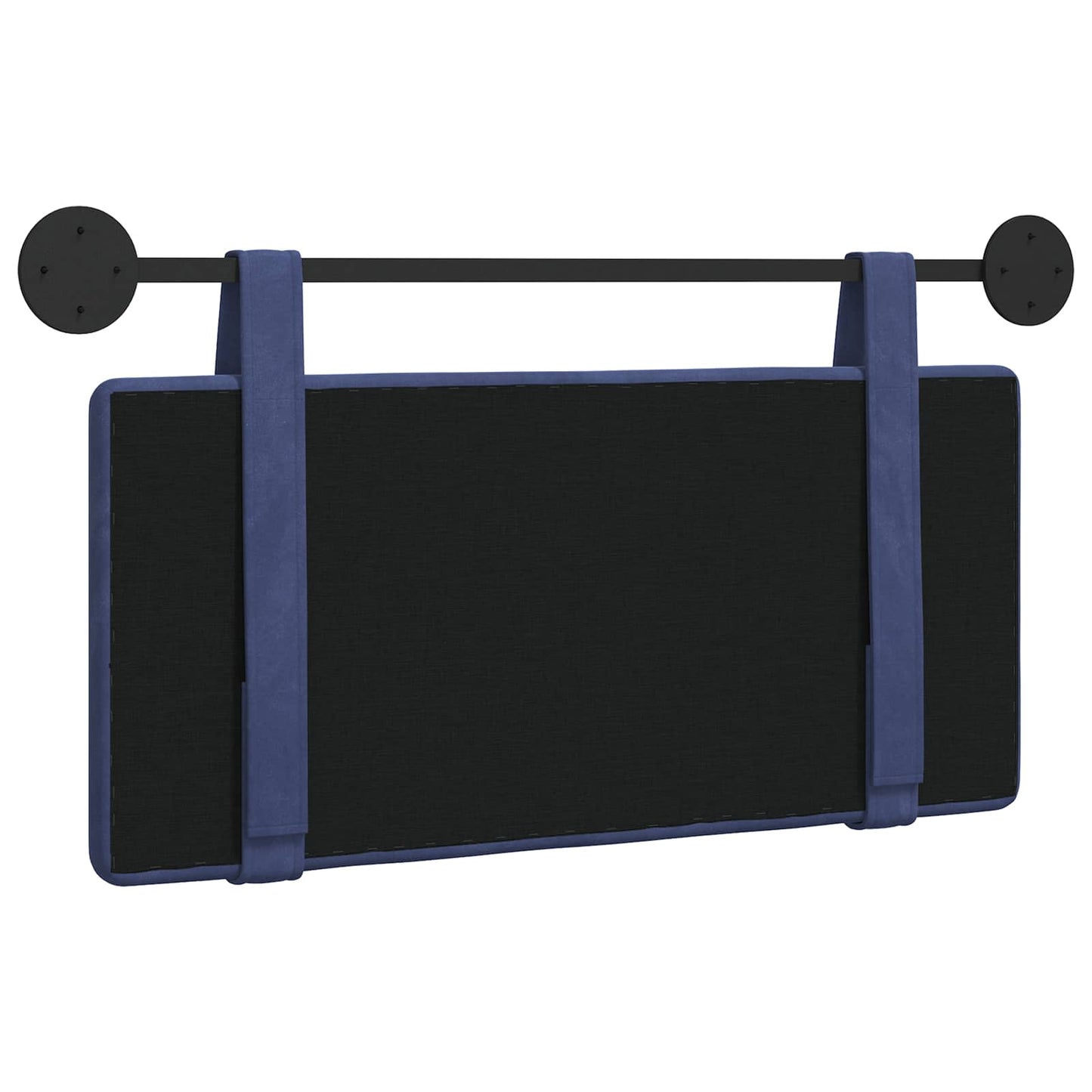 Hangend Hoofdeinde Politieblauw 100 x 55 x 5 cm Fluweel