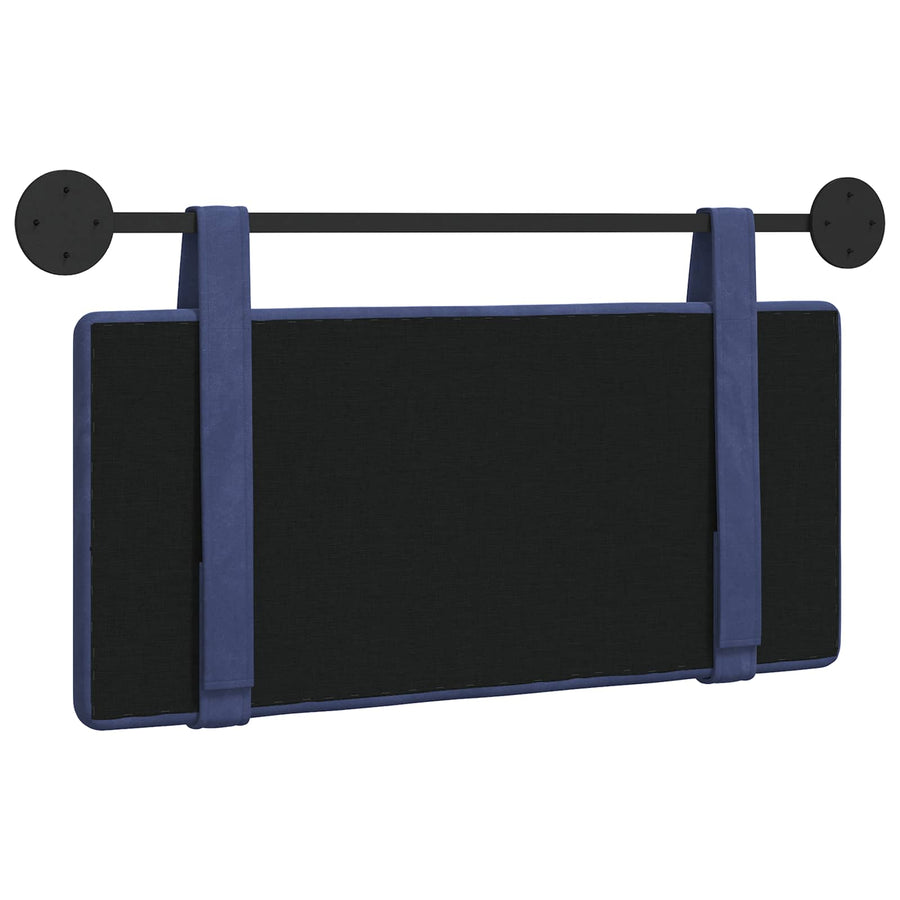 Hangend Hoofdeinde Politieblauw 100 x 55 x 5 cm Fluweel