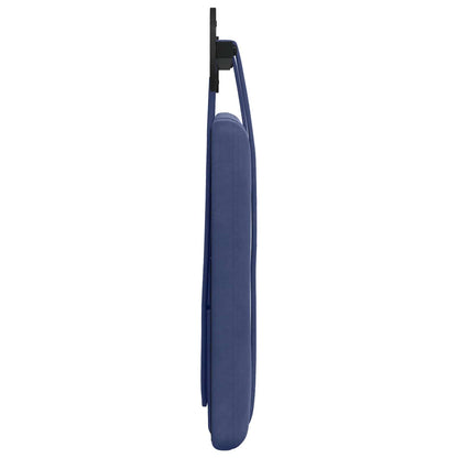 Hangend Hoofdeinde Politieblauw 100 x 55 x 5 cm Fluweel