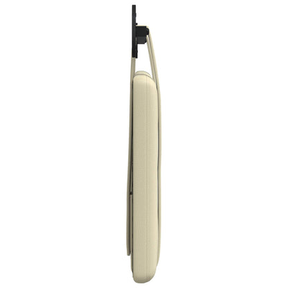 Hangend Hoofdeinde Wandgemonteerd Crème 90 cm Nep Leer