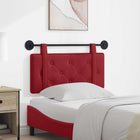 Hanging Headboard Wall-mounted Wine Red 90 cm Faux Leather