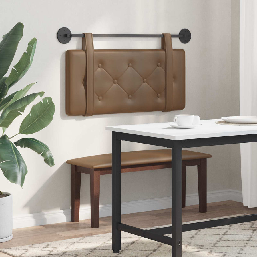 Hangend Hoofdeinde Cappuccino 100 x 55 x 5 cm Nep Leer