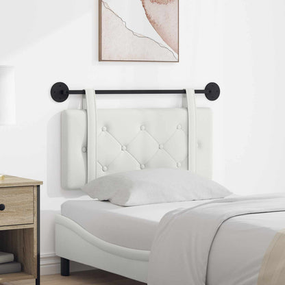 Hangend Hoofdeinde Wandgemonteerd Wit 90 cm Nep Leer