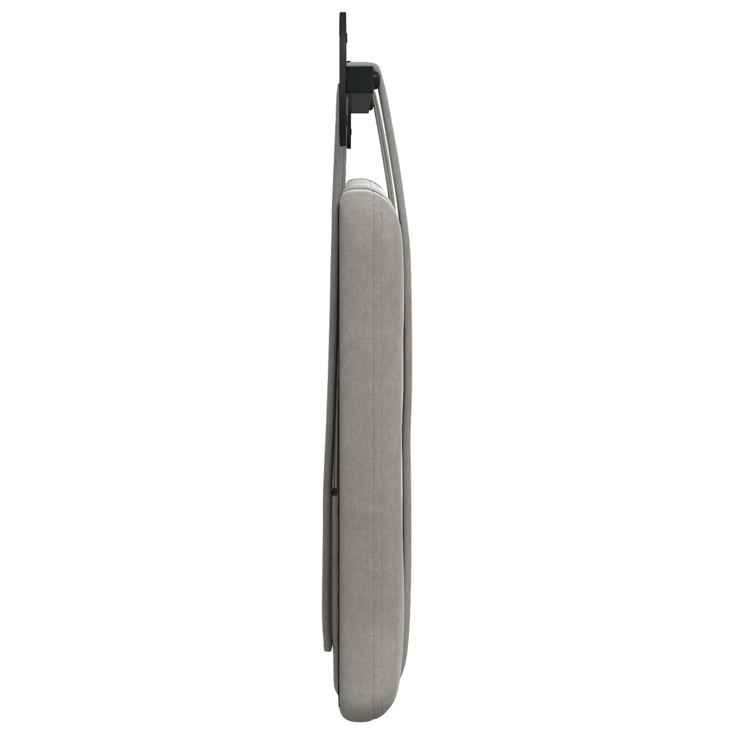 Hangend Hoofdeinde Lichtgrijs 110 x 55 x 5 cm Fluweel