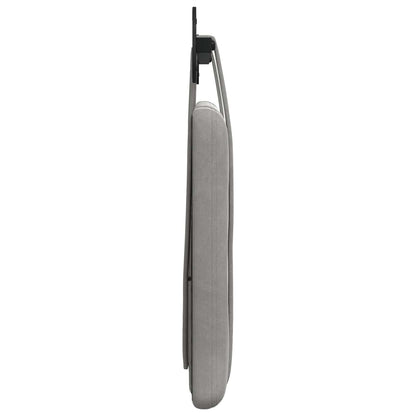 Hangend Hoofdeinde Lichtgrijs 110 x 55 x 5 cm Fluweel