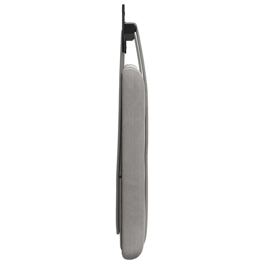 Hangend Hoofdeinde Lichtgrijs 110 x 55 x 5 cm Fluweel