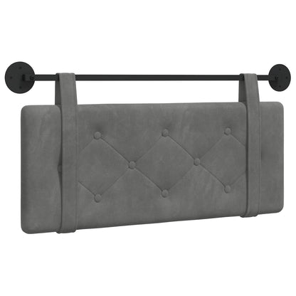 Hangend Hoofdeinde Donkergrijs 110 x 55 x 5 cm Fluweel