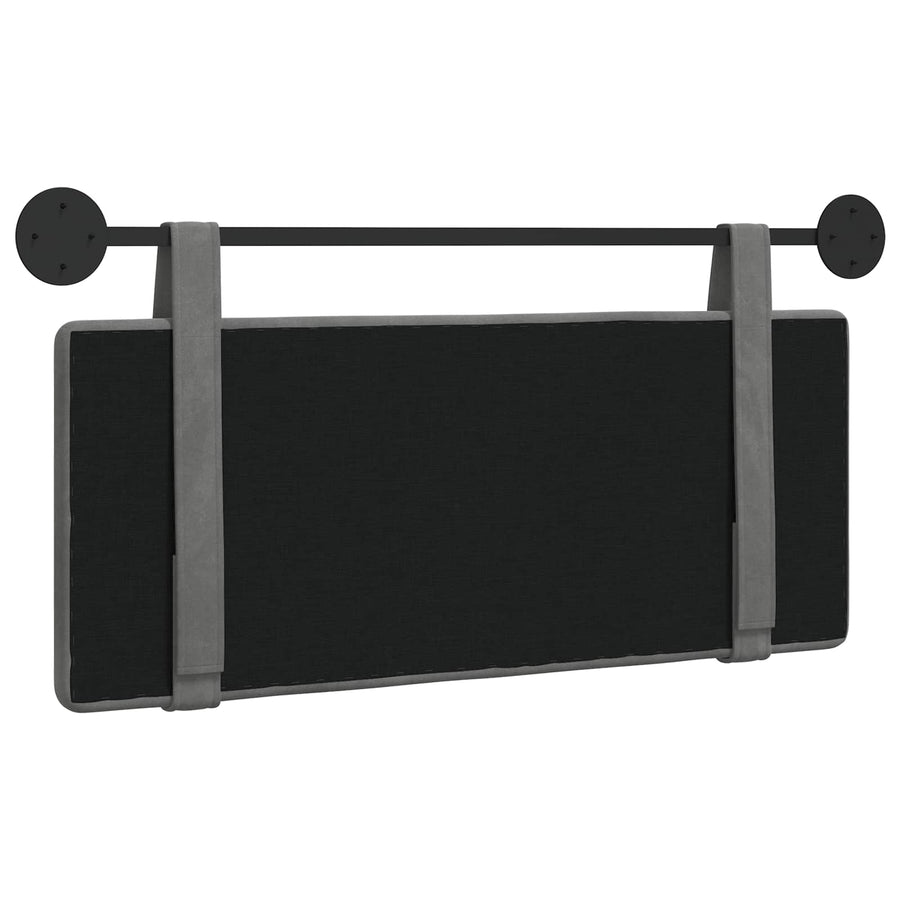 Hangend Hoofdeinde Donkergrijs 110 x 55 x 5 cm Fluweel