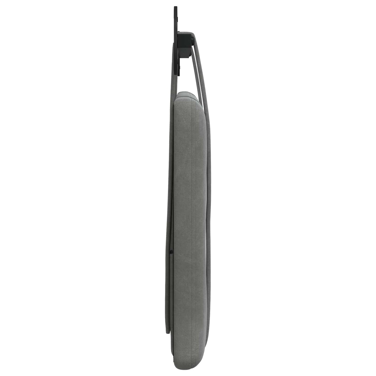 Hangend Hoofdeinde Donkergrijs 110 x 55 x 5 cm Fluweel