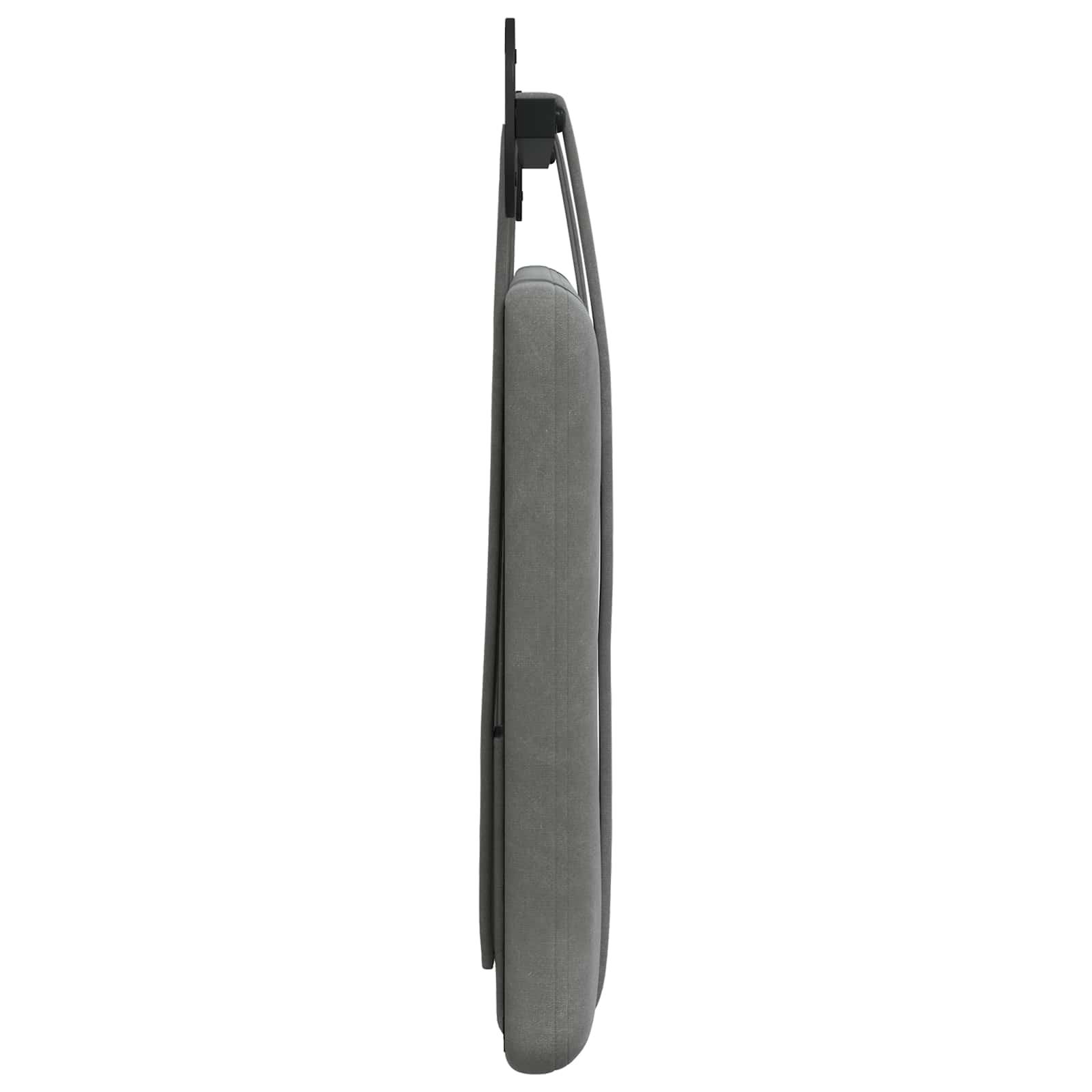 Hangend Hoofdeinde Donkergrijs 110 x 55 x 5 cm Fluweel