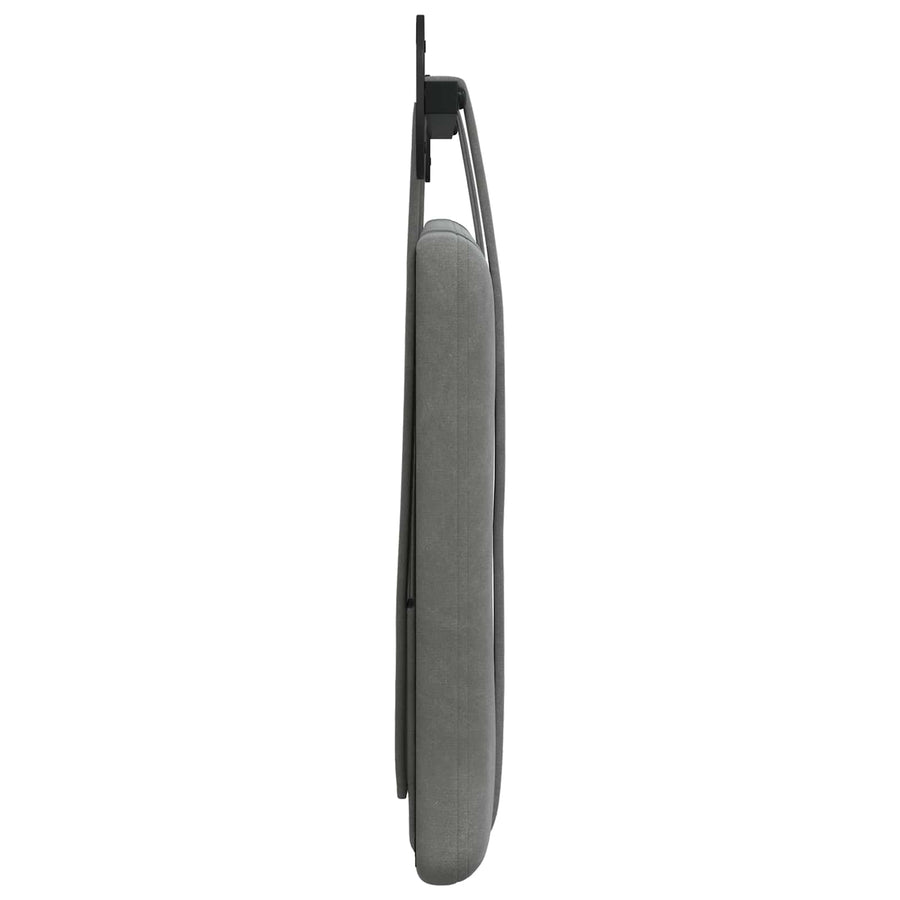 Hangend Hoofdeinde Donkergrijs 110 x 55 x 5 cm Fluweel