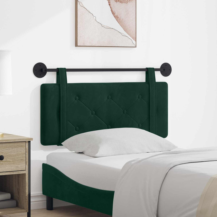 Hangend Hoofdeinde Donkergroen 110 x 55 x 5 cm Fluweel