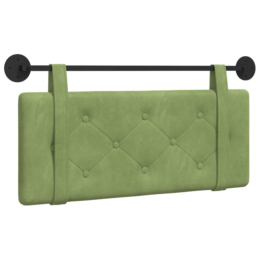 Hangend Hoofdeinde Lichtgroen 110 x 55 x 5 cm Fluweel