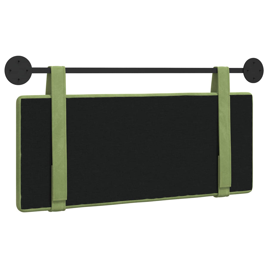 Hangend Hoofdeinde Lichtgroen 110 x 55 x 5 cm Fluweel