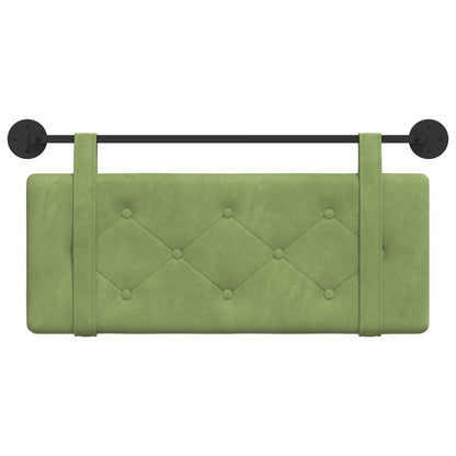 Hangend Hoofdeinde Lichtgroen 110 x 55 x 5 cm Fluweel