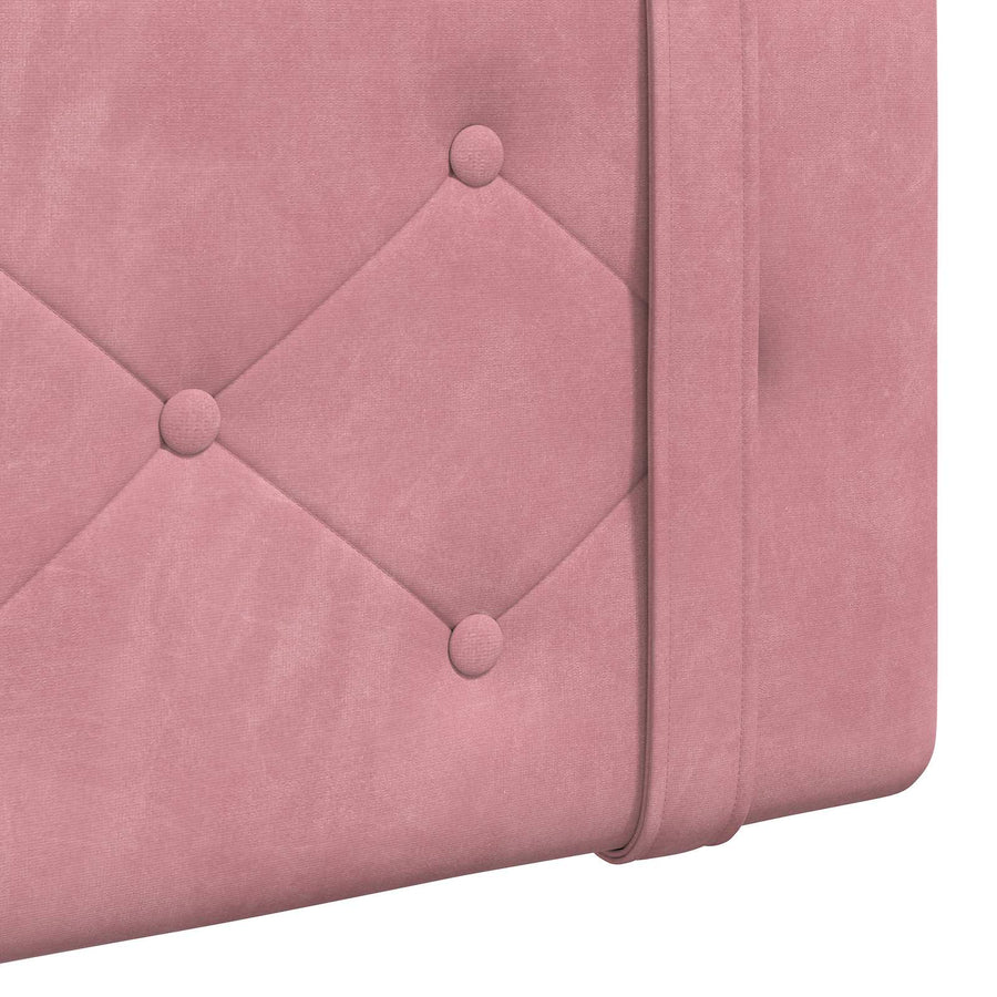Hangend Hoofdeinde Wandgemonteerd Roze 110 x 55 x 5 cm Fluweel