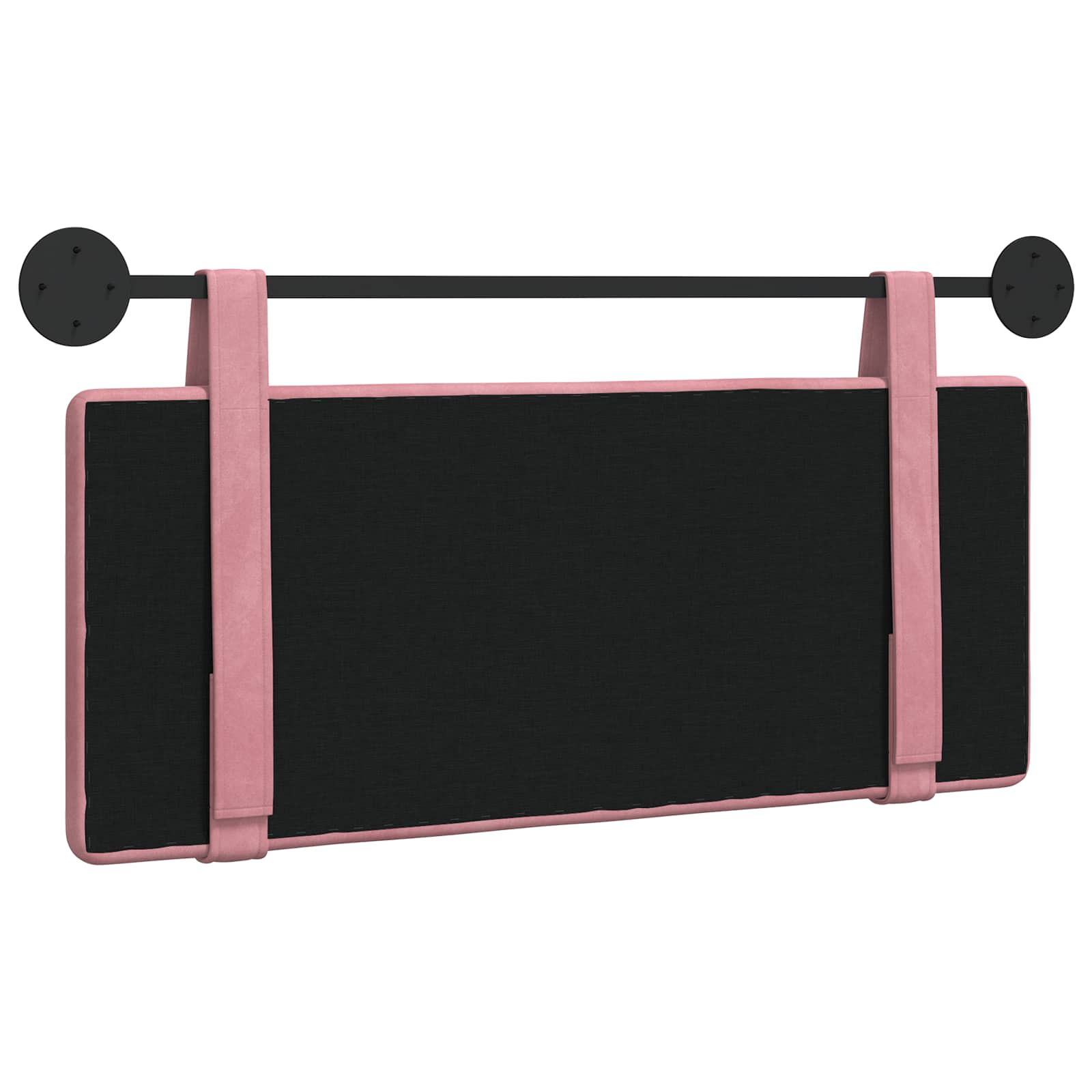 Hangend Hoofdeinde Wandgemonteerd Roze 110 x 55 x 5 cm Fluweel