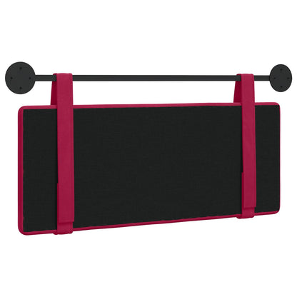 Hangend Hoofdeinde Wijnrood 110 x 55 x 5 cm Fluweel