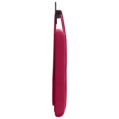 Hangend Hoofdeinde Wijnrood 110 x 55 x 5 cm Fluweel