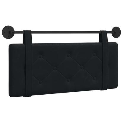 Hangend Hoofdeinde Wandgemonteerd Zwart 110 x 55 x 5 cm Fluweel