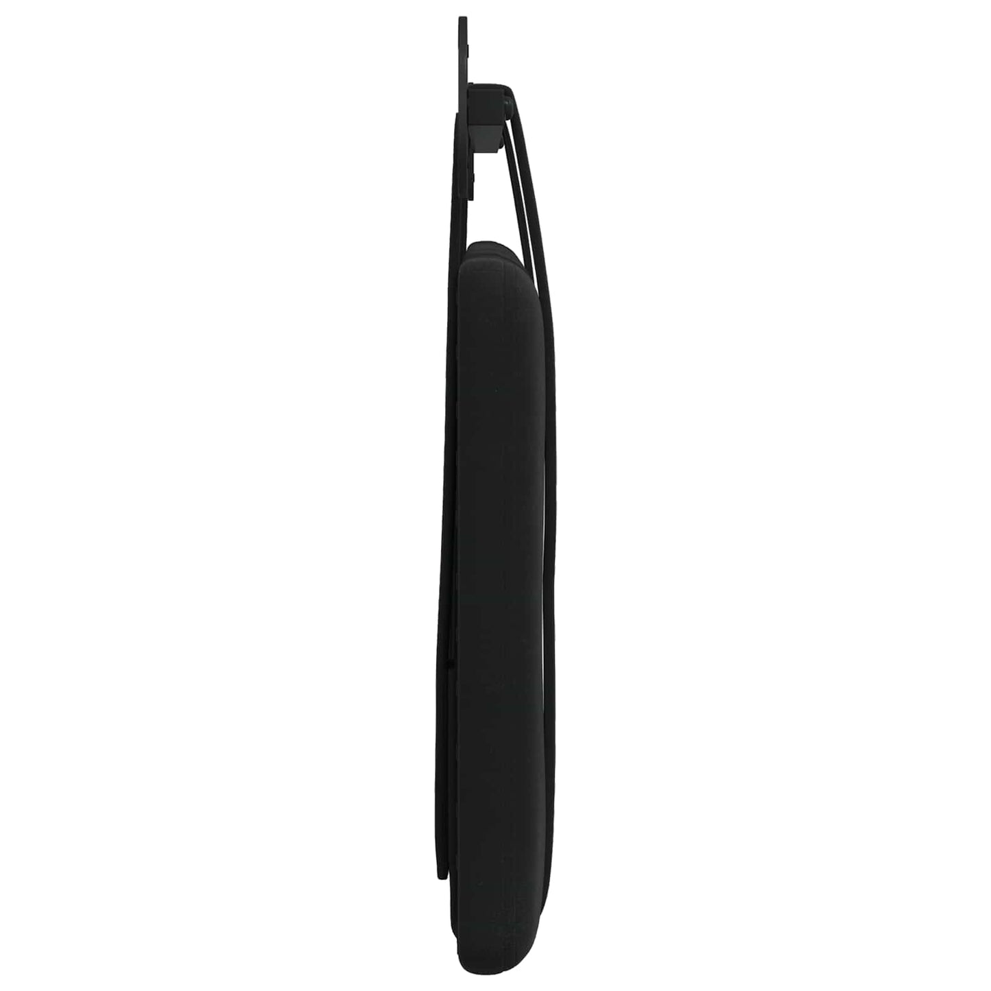 Hangend Hoofdeinde Wandgemonteerd Zwart 110 x 55 x 5 cm Fluweel