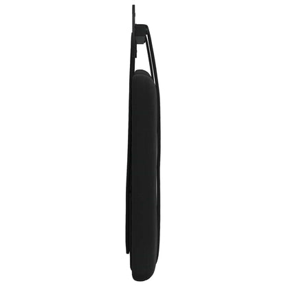 Hangend Hoofdeinde Wandgemonteerd Zwart 110 x 55 x 5 cm Fluweel